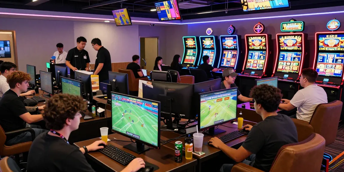 Engaging go99 game scene with players enjoying diverse gaming experiences in a vibrant online casino atmosphere