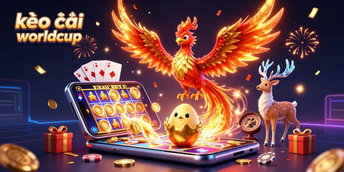 Experience kèo nhà cái worldcup with thrilling visuals of phoenix and gaming elements.