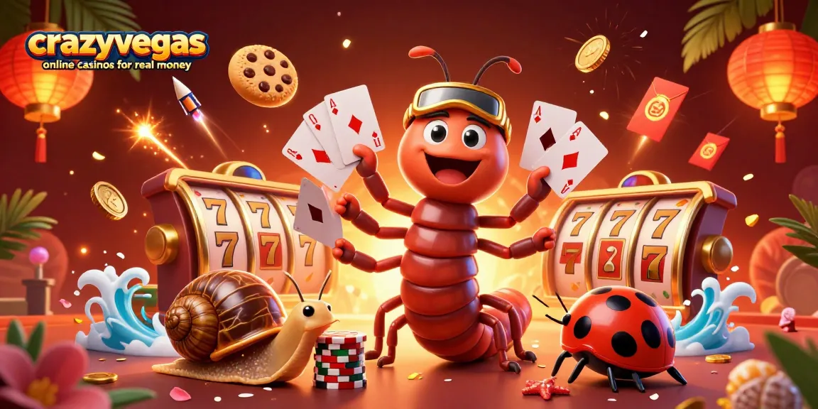 Experience excitement with crazyvegas online casinos for real money featuring colorful characters and dynamic game elements.