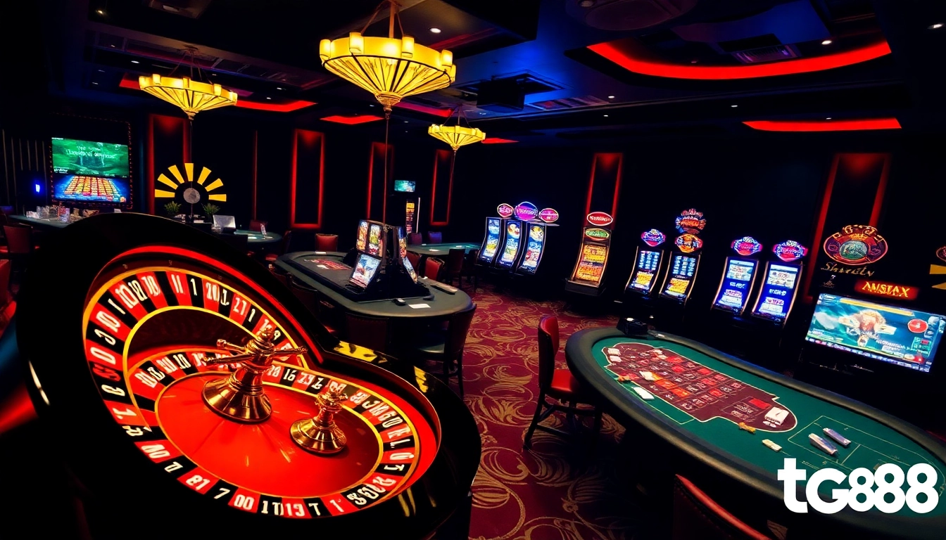 Engage in thrilling casino experiences at tg88 with vibrant games and high stakes.