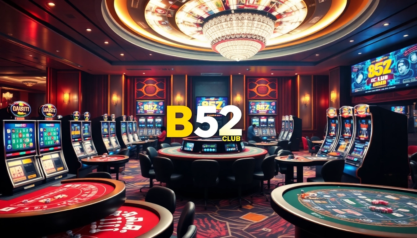 Experience the thrill of winning at B52 Club with exciting casino games and vibrant atmosphere.