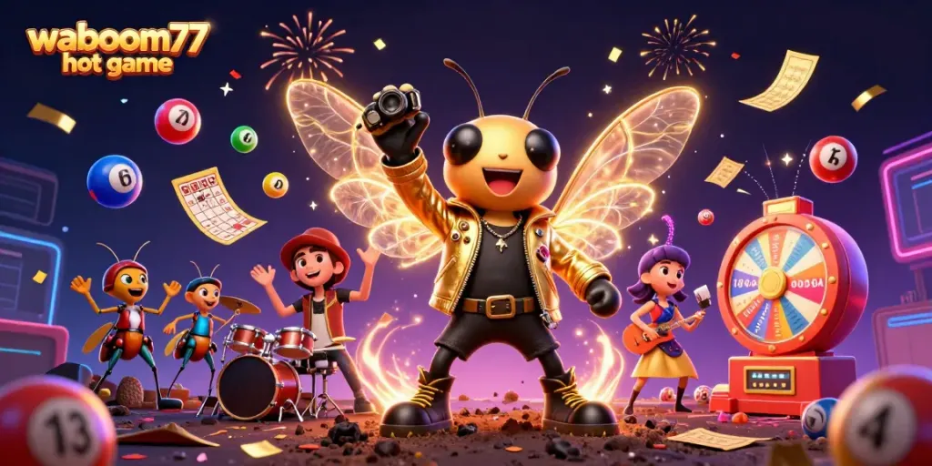 Experience the exciting waboom77 hot game with vibrant characters and dynamic gambling elements.