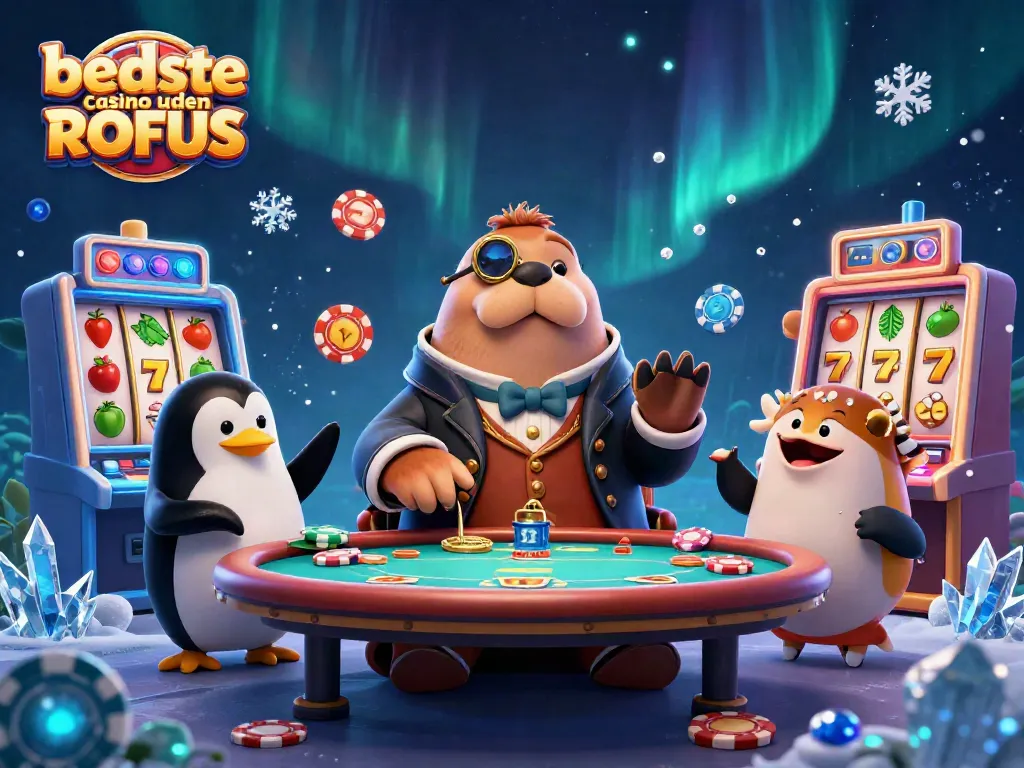 Experience the beste casino uden ROFUS with thrilling poker games featuring animated characters.