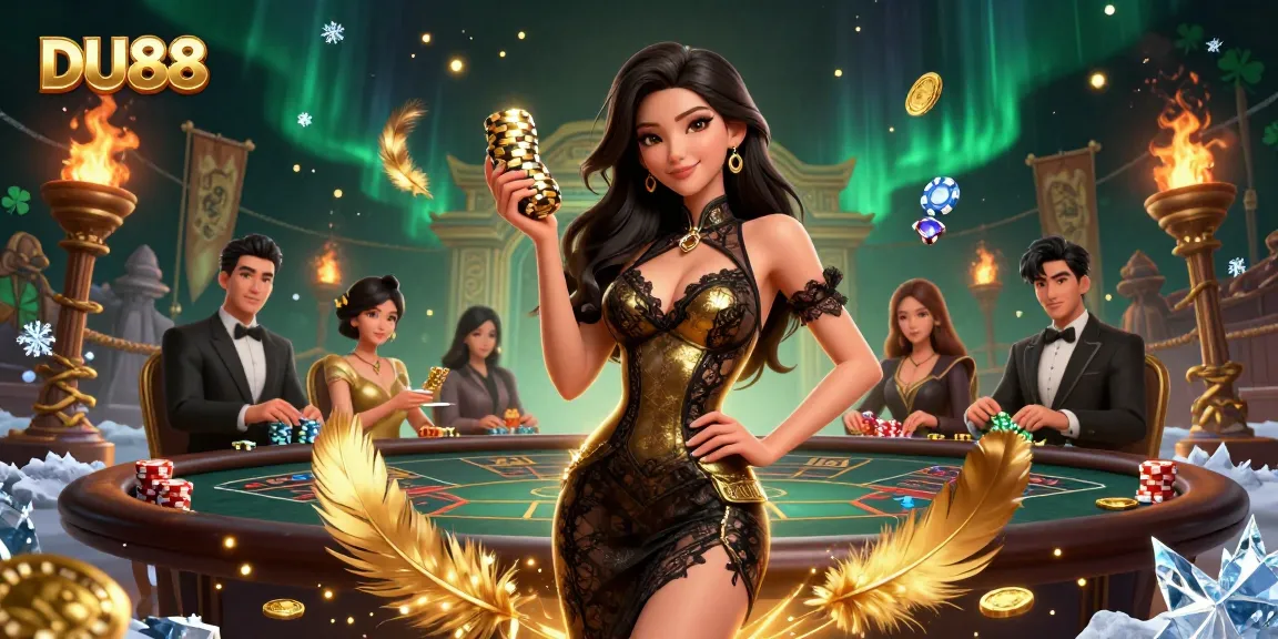 Experience high-stakes action at DU88 with vibrant casino elements and glamorous gameplay.