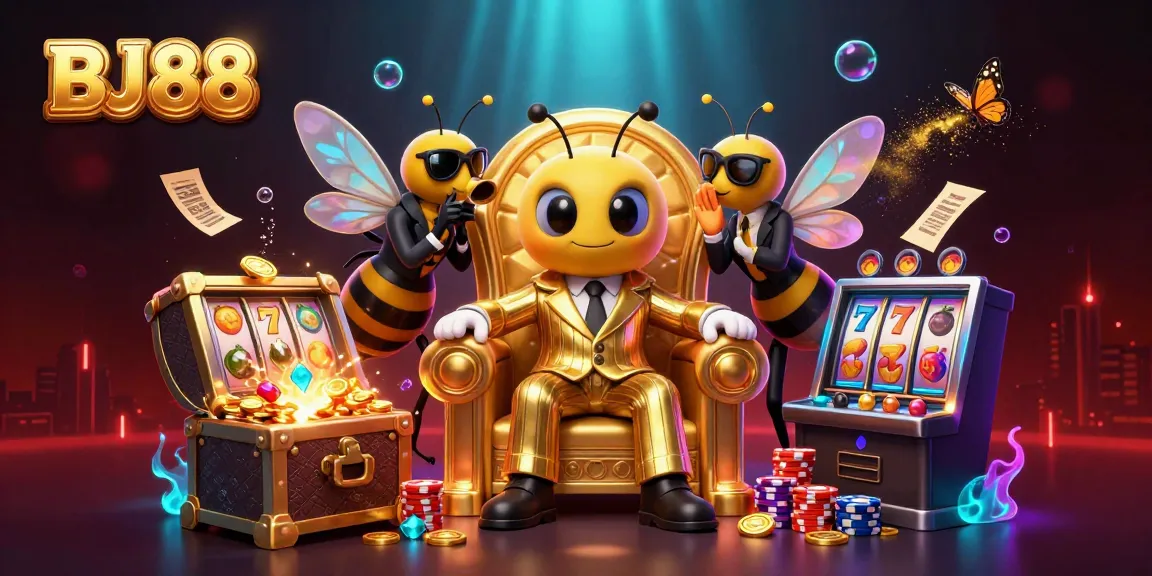Engage in thrilling gaming action at BJ88 with immersive slots, vibrant characters, and dynamic casino energy.