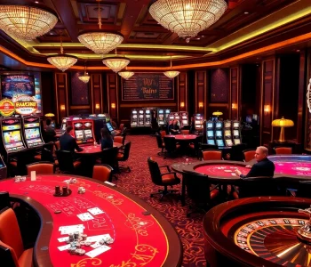 Join the excitement of https://nhacaiuytinvn.us.com/ with engaging poker players and vibrant slot machines in a luxurious casino atmosphere.