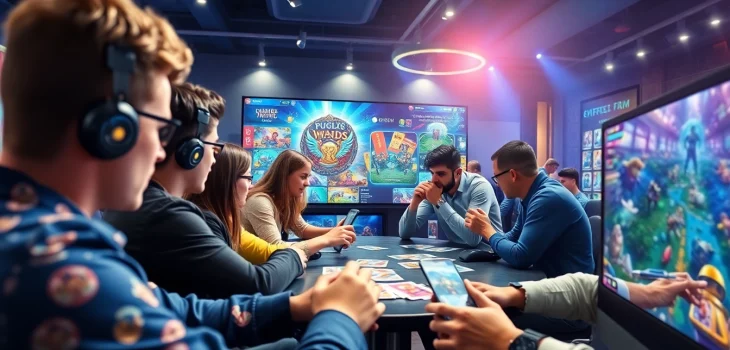 Users enjoying online game đổi thưởng in an immersive digital gaming environment.