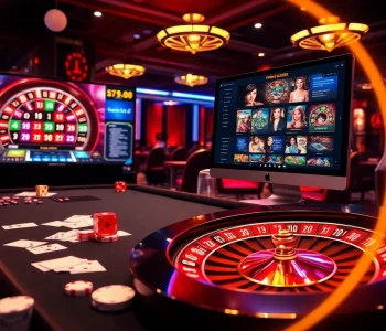 Experience thrilling casino action at https://sunwin.builders/, featuring poker chips, cards, and roulette wheels.