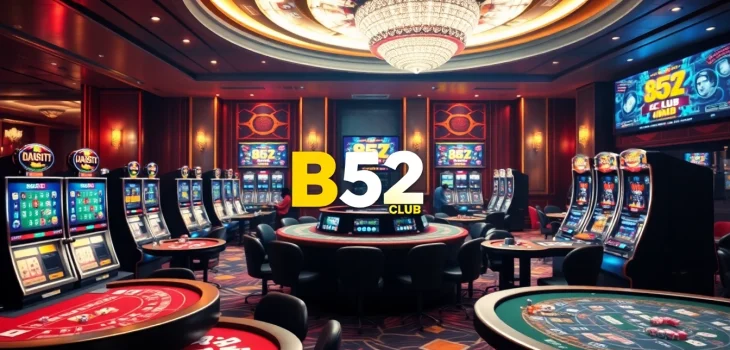 Experience the thrill of winning at B52 Club with exciting casino games and vibrant atmosphere.