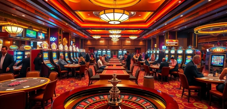 C168.COM offers exciting casino gaming experiences with vibrant tables, slot machines, and engaging players.
